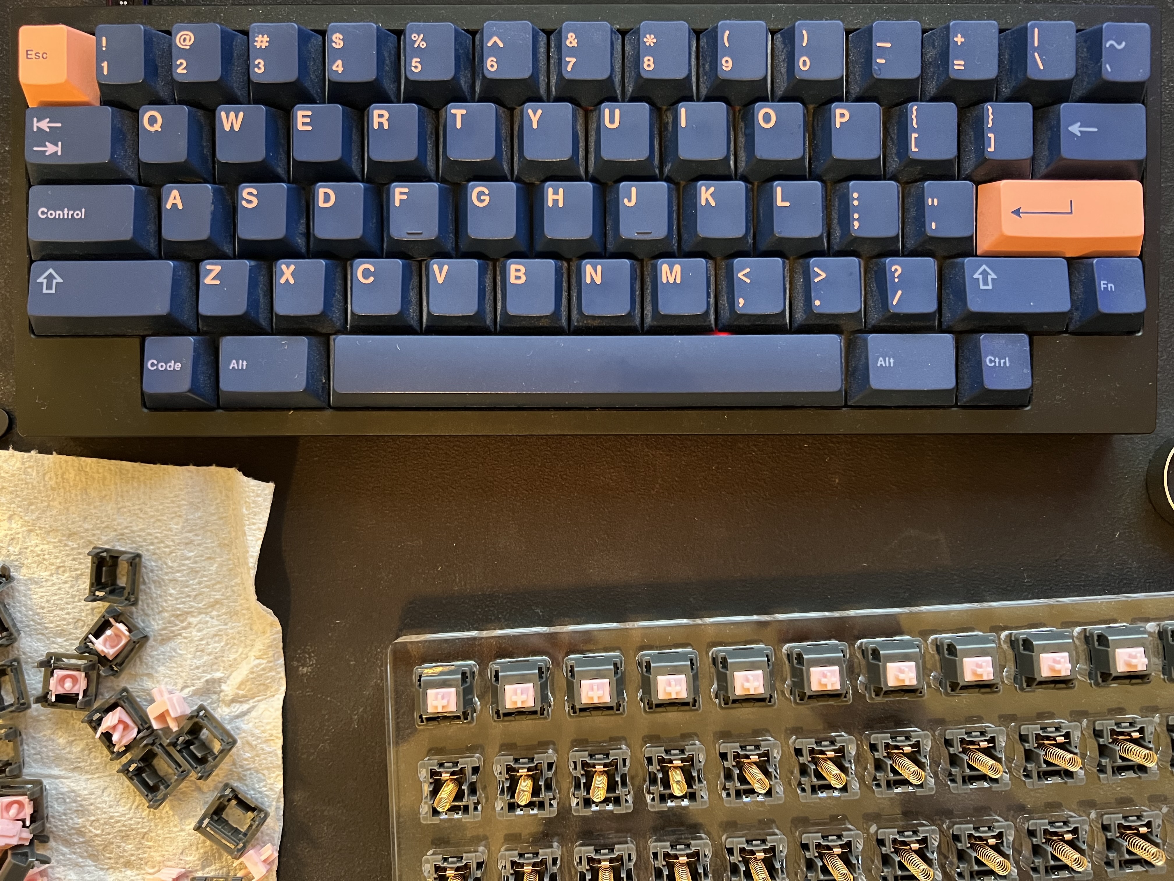 Custom keyboard switches